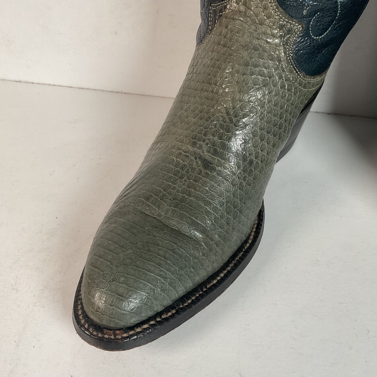 Vintage Justin Lizard Cowgirl Boots | USA Made | Women’s 6.5 B