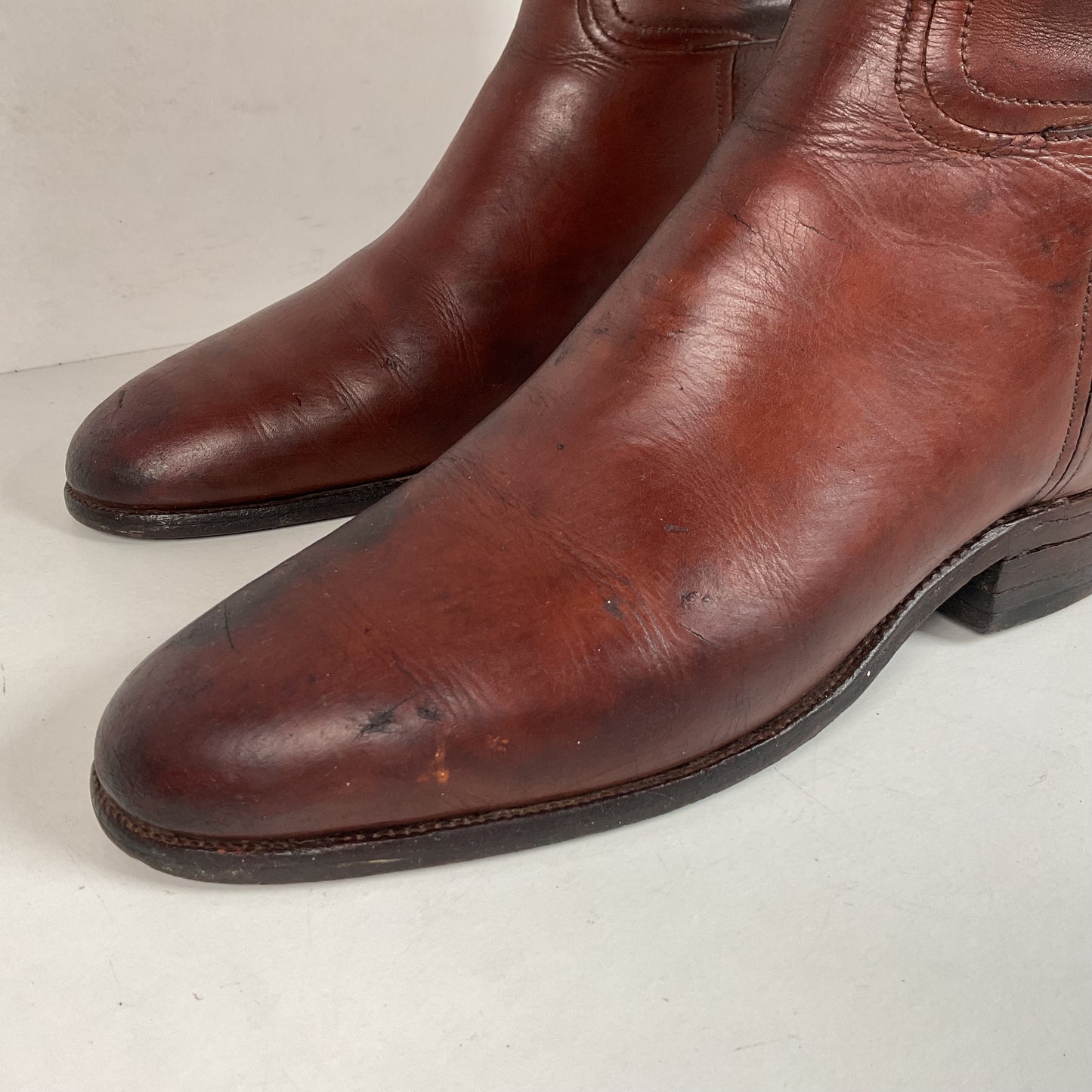 Vintage Peal & Co Polo Riding Boots | Wooden Form | Vanderbilt | King George