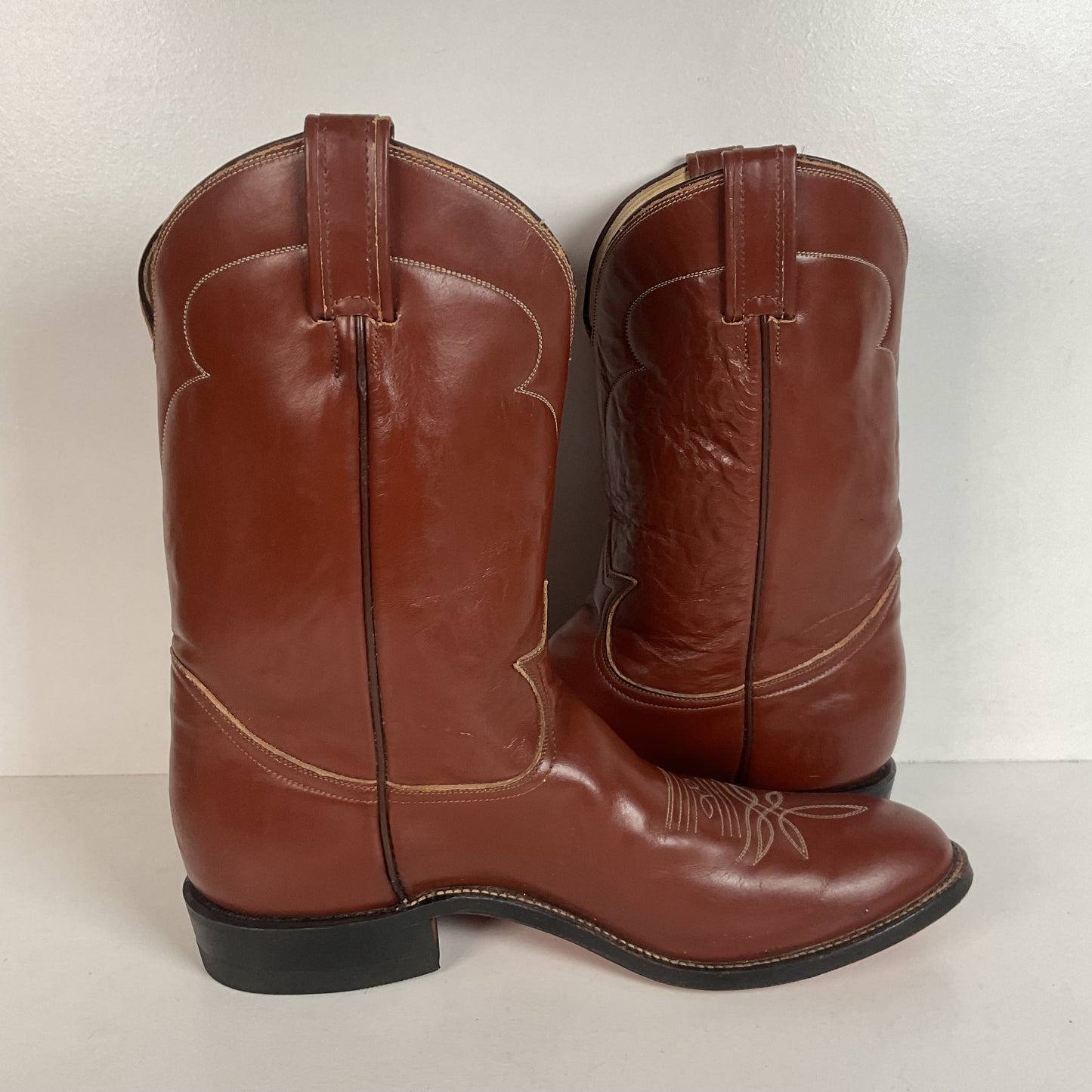 Vintage Tony Lama Calf Skin Roper Boots | Gold Label | Cowboy | Men’s 11.5 A