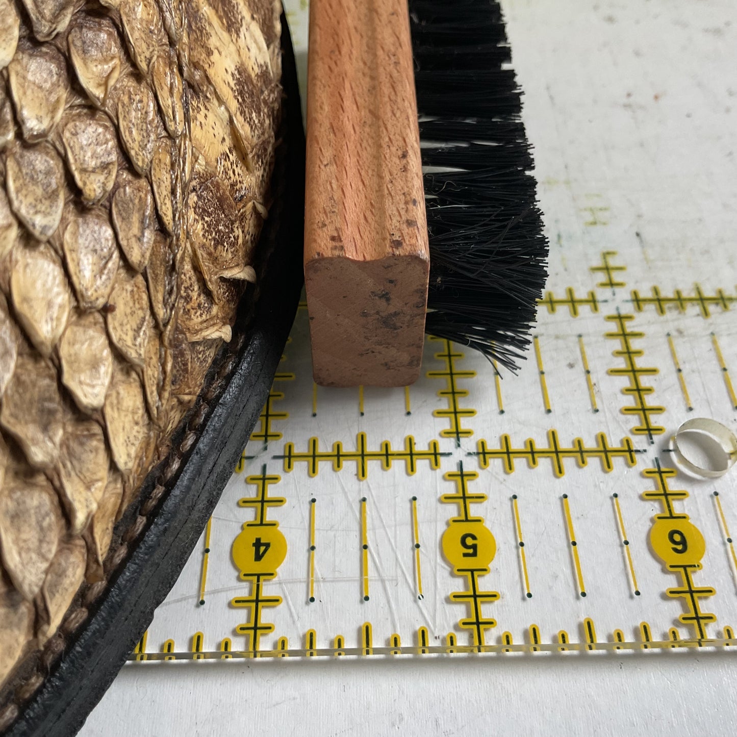 Cowtown Belly Cut Rattlesnake Cowboy Boots 10 D Snakeskin USA Made