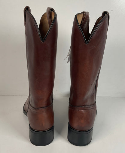 Vintage Georgia Western Work Boots 9.5 Thick Hide USA Made