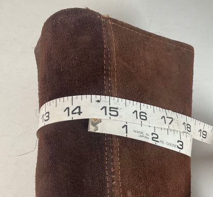 1970s Sears Chocolate Suede Harness Boots Men’s 10 B (Narrow) USA Made