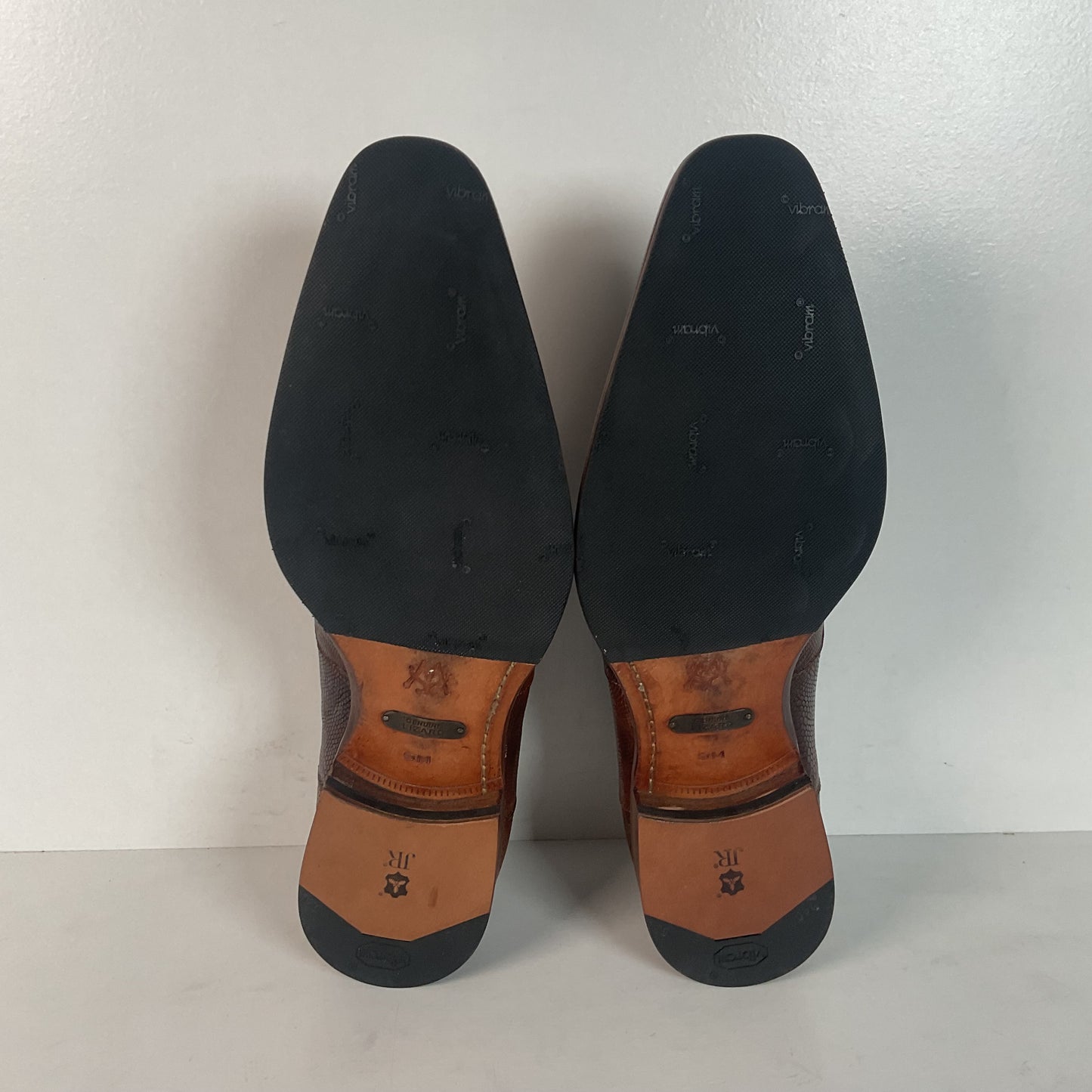 Mezlan Teju Lizard Derby Shoes Brown | Brown | Men’s 9 M