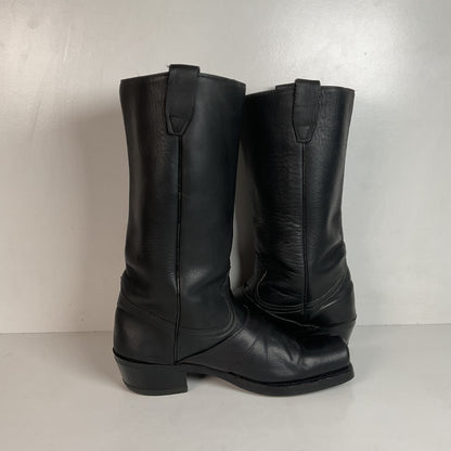 1970s Durango Harness Motorcycle Boots 10 D USA Made Biker Buckle