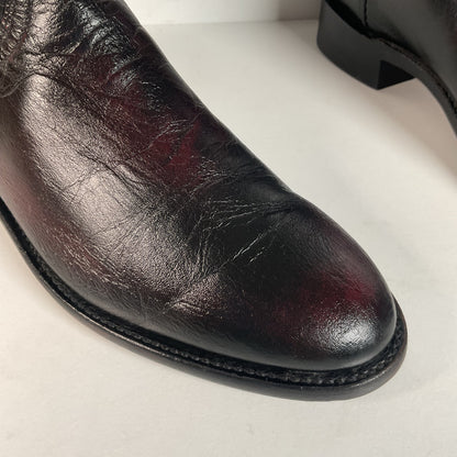Lucchese 2000 Majestic Roper Boots | Cowboy | Black Cherry | Men’s 8 D