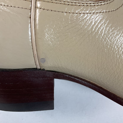 Vintage Justin Tall Cowgirl Boots | USA Made | Bone White | Women’s 8 B
