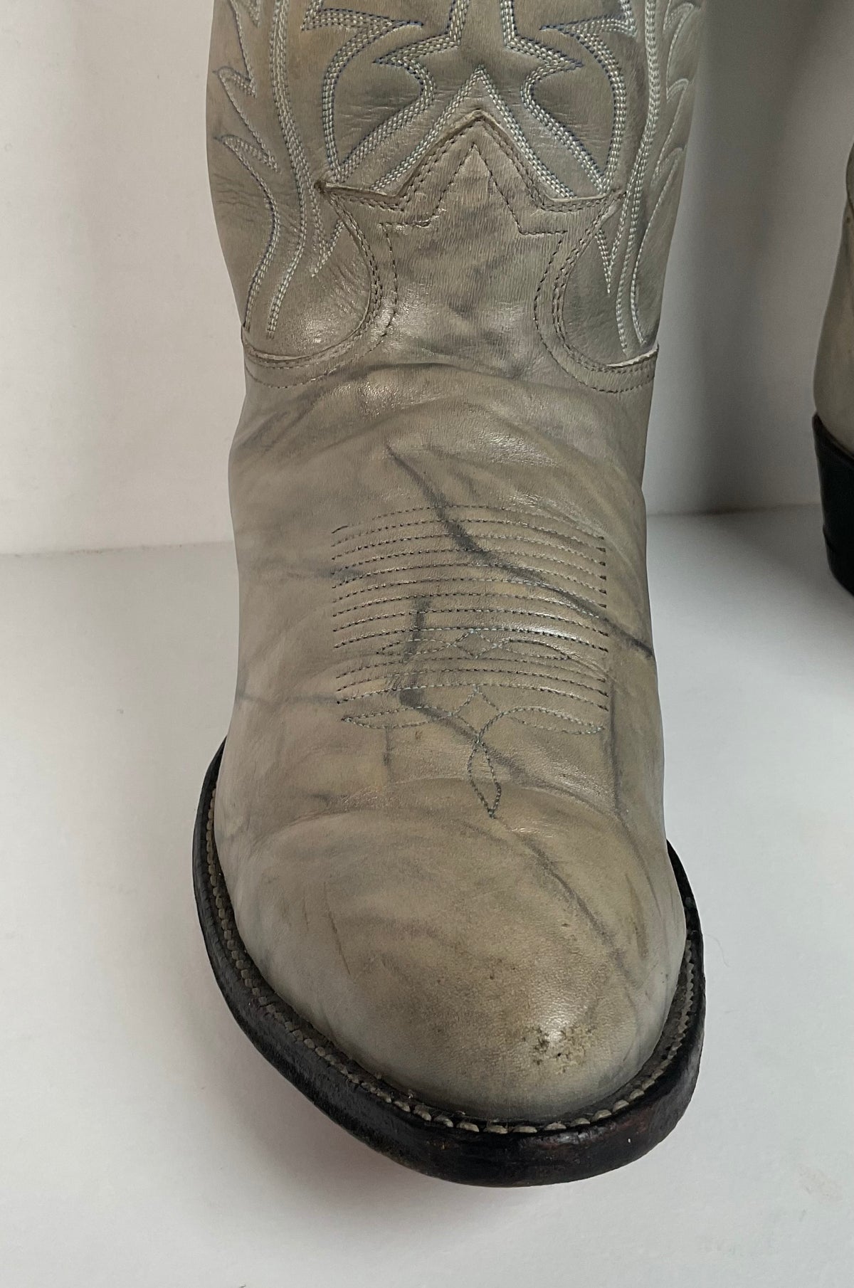 Vintage Tony Lama Gold Label Cowboy Boots | Marbled Leather | Men’s 10.5 EE