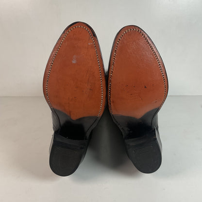 Vintage Double H Tall Buckaroo Cowboy Boots 11 D Old Label USA Made