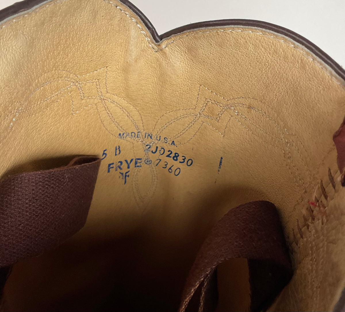 Vintage Frye Tall Mustang Boots | USA Made | Women’s 5 B