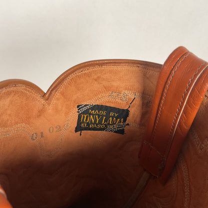 Vintage Tony Lama Cowboy Boots | X Toe | 1950s | Men’s 7.5 D