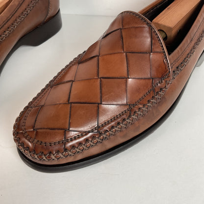 Cole Haan Bragano Loafers | Cristallo | Basket Weave | 8.5 M