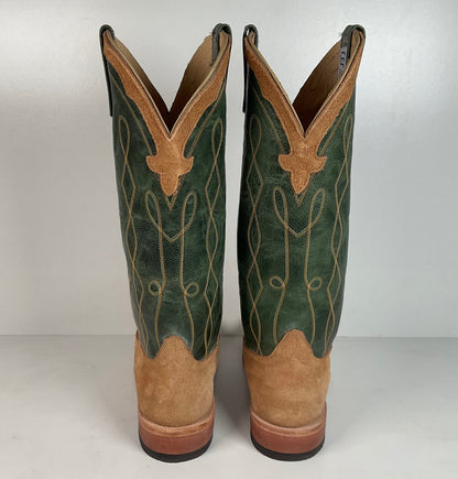 Anderson Bean Stampede Tall Top Cowboy Boots | Rough Out Suede | Men’s 11.5 EE