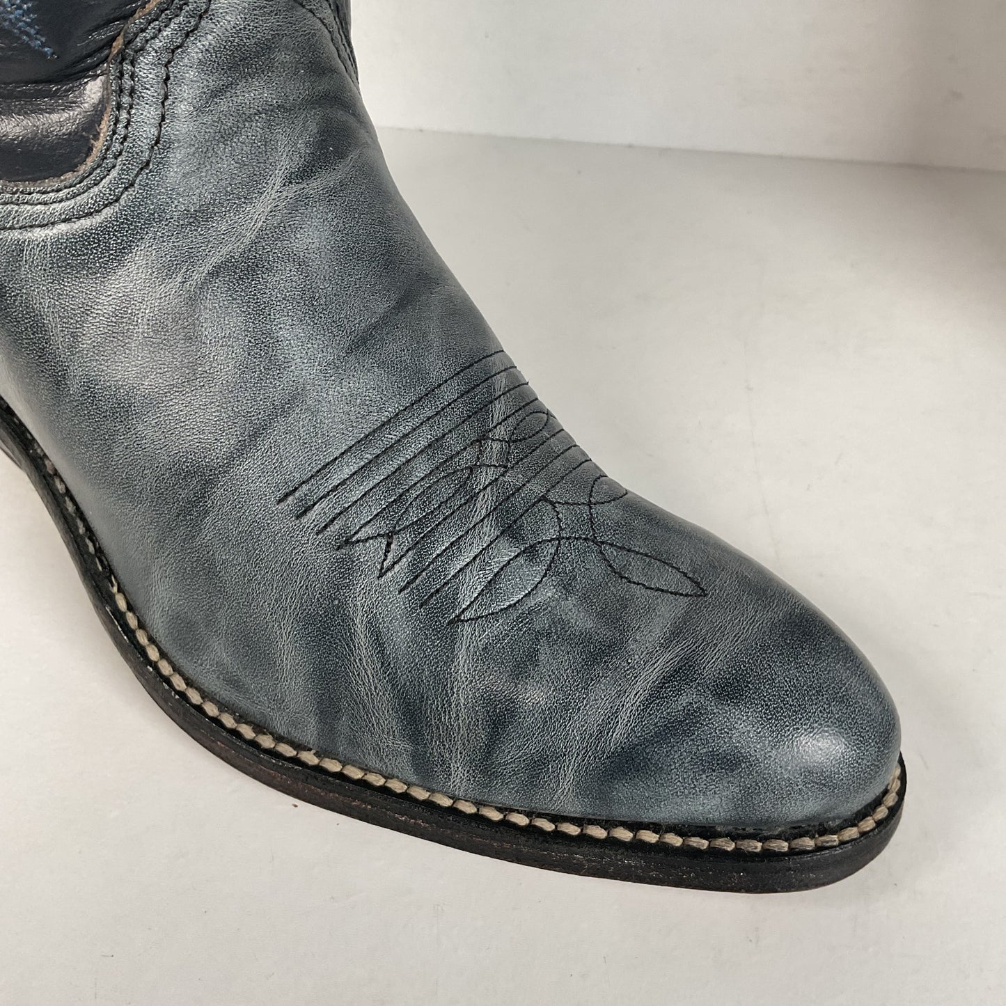 Vintage Abilene Cowgirl Boots | USA Made | Marbled Leather | Women’s 8 M