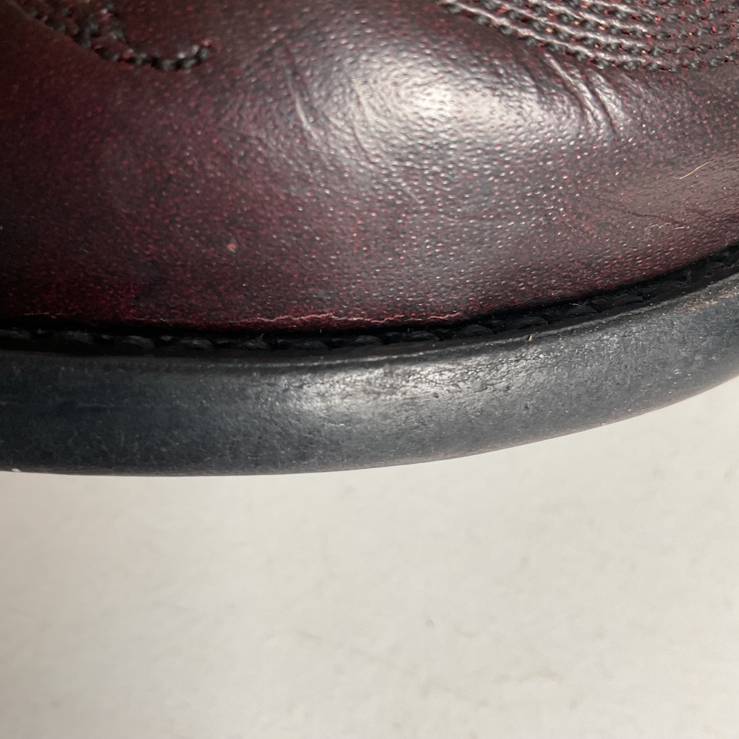 Vintage Tony Lama Cowboy Boots Men’s 9.5 D Black Cherry