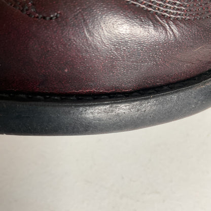 Vintage Tony Lama Cowboy Boots Men’s 9.5 D Black Cherry