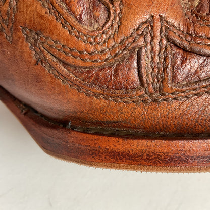 Corral Distressed Leather Thunderbird Cowgirl Boots 8.5 M Overlay Tall