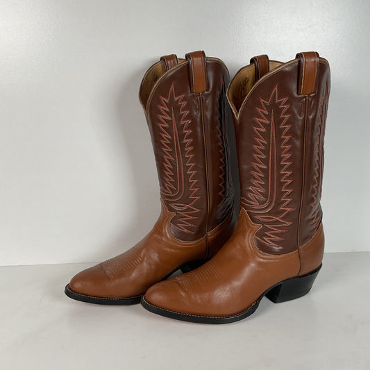 Vintage Tony Lama Gold Label Cowboy Boots | USA Made | 1970s | Men’s 10.5 D