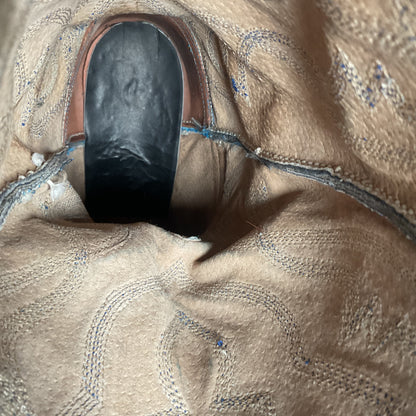 Custom Blue Sea Bass Cowboy Boots Men’s 7.5 | Women’s 8.5 Exotic