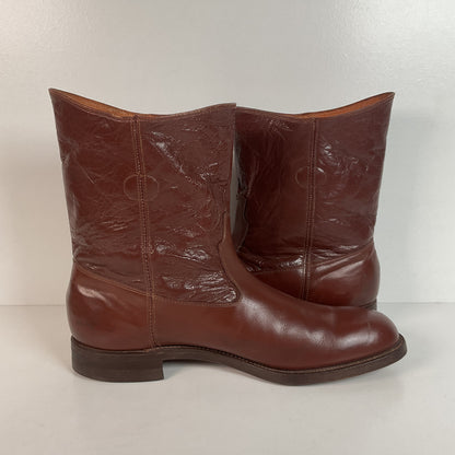 Vintage Jarman Cloth Pull Military Style Boots 11 Narrow 1940s