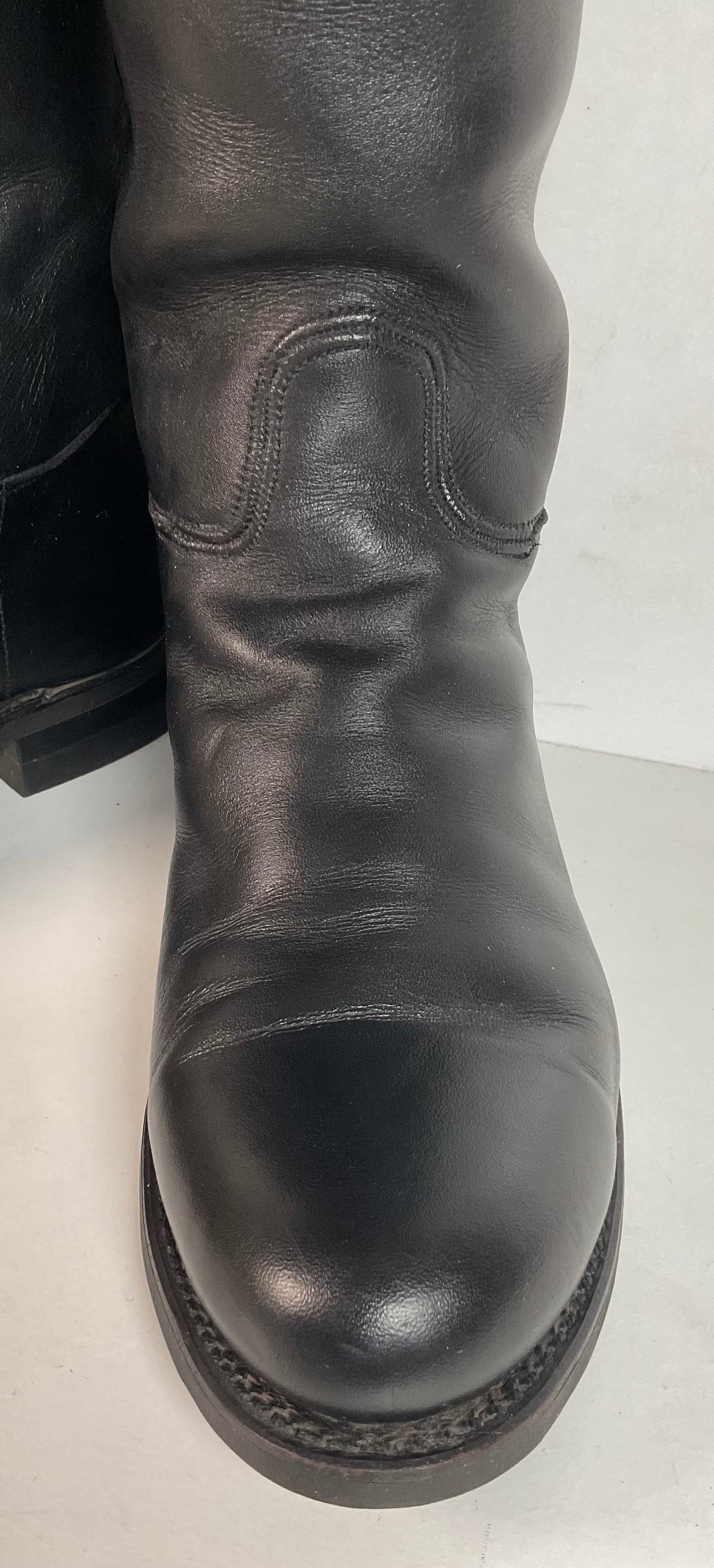 Dehner Women’s Stock Riding Dress Boots 7.5 C USA Made Cloth Pull
