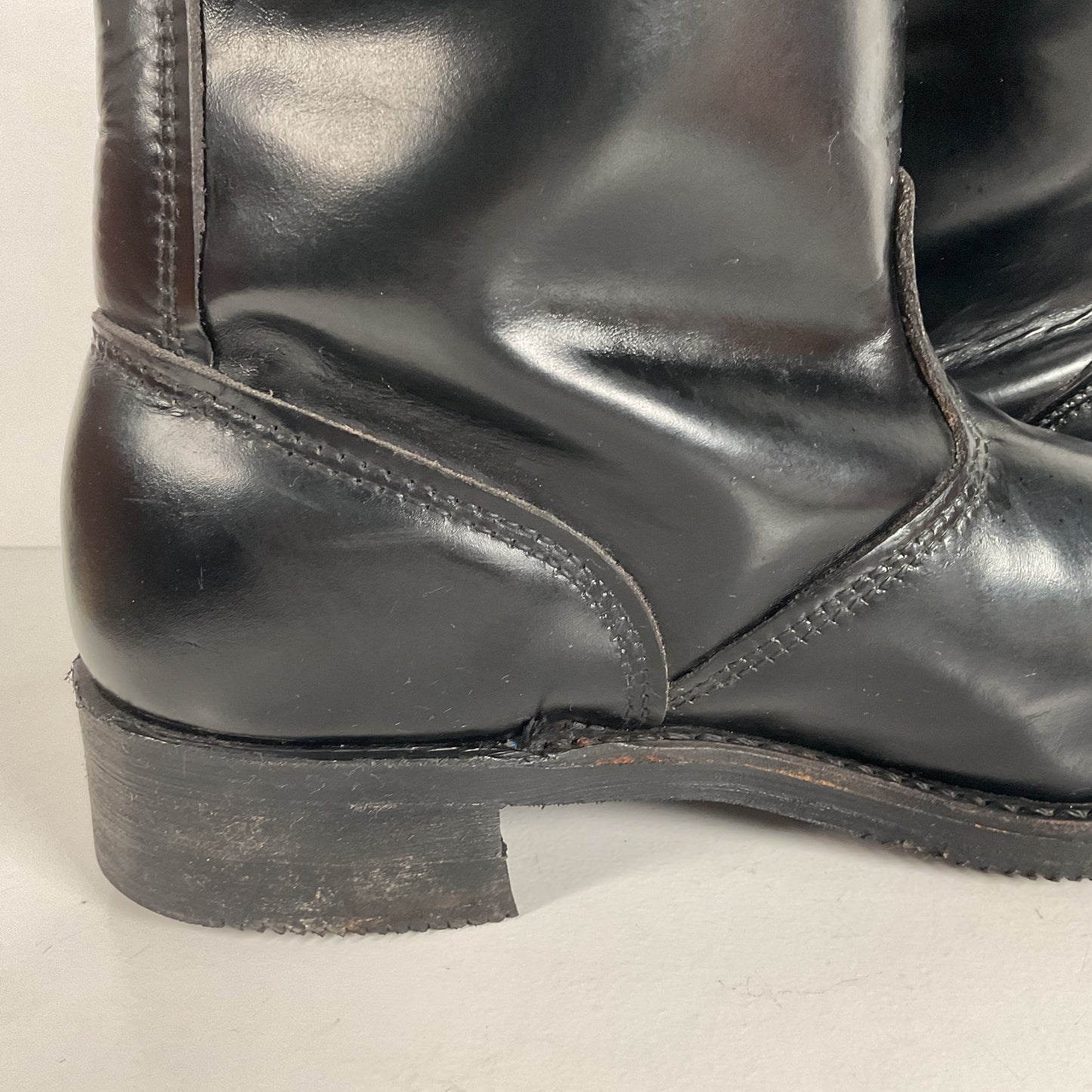Vintage Harley Davidson Tall Patrol Boots | Glossy | Engineer | Men’s 11