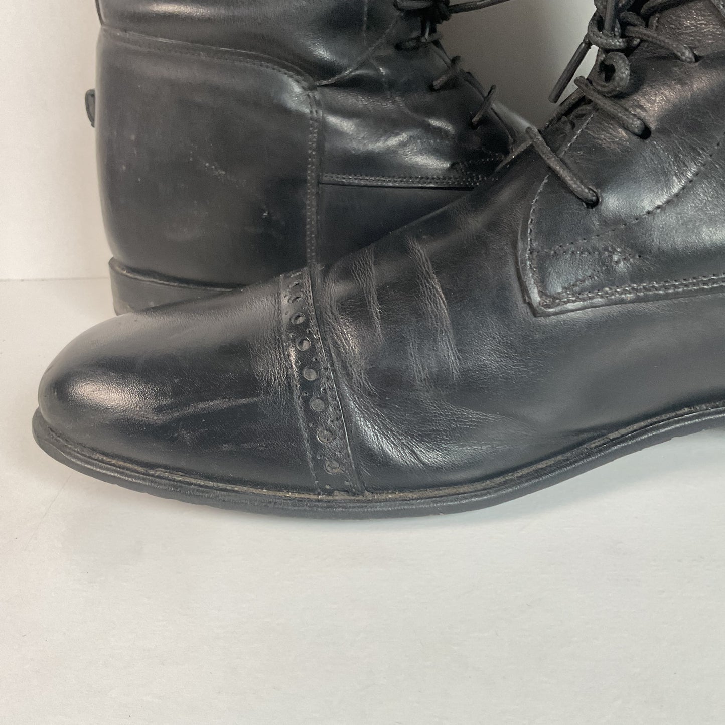 Der Dau Equestrian Riding Boots | Polo | Black Calf | Custom Made | Women’s 8.5