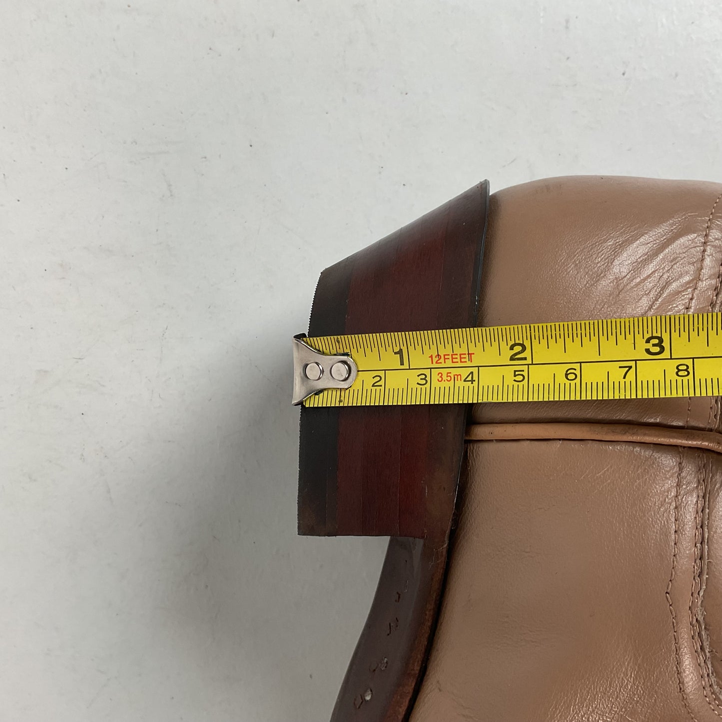 Vintage Panhandle Slim Beige Cowgirl Boots 6.5 B Handcrafted