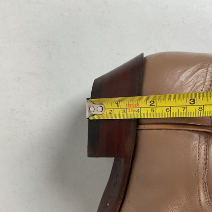 Vintage Panhandle Slim Beige Cowgirl Boots 6.5 B Handcrafted