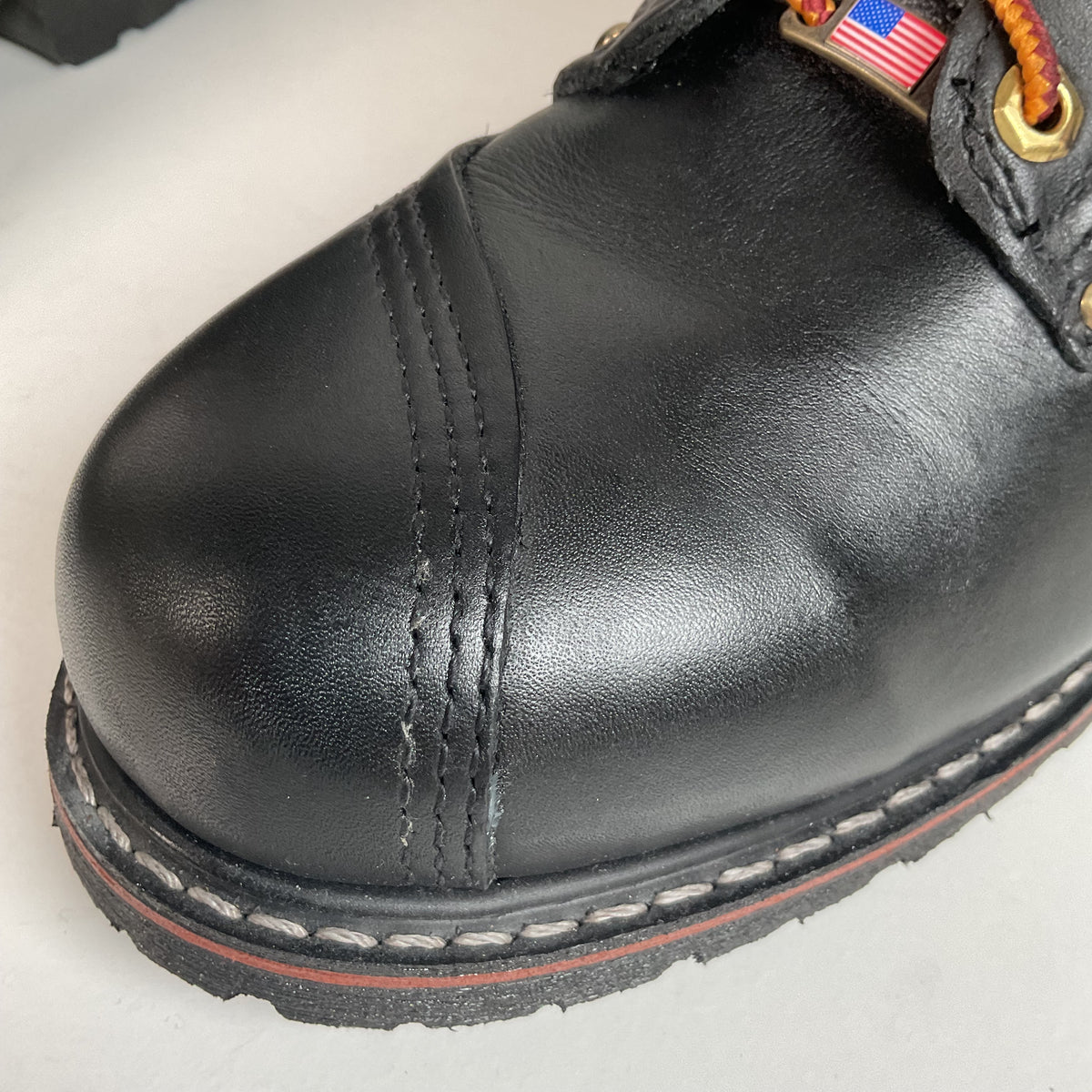 Carolina Linesman Boots | Soft Toe | Black Oil Tan | USA Made | Men’s 12 D