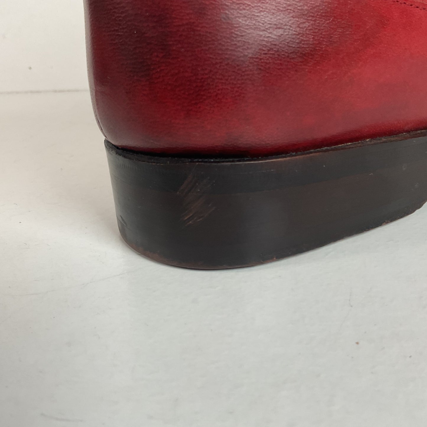 John Fluevog Twin Turbine Zipper Boot | Red Spat | Men’s 10