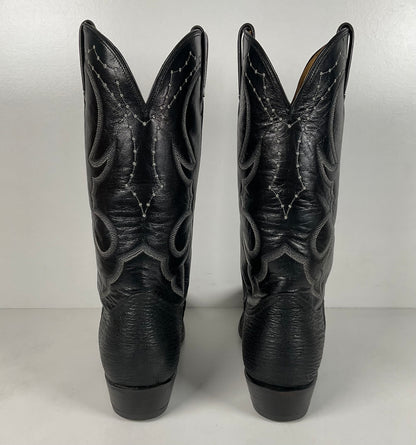 Nocona Bullhide Cowboy Boots | USA Made | Black | Men’s 8.5 EE