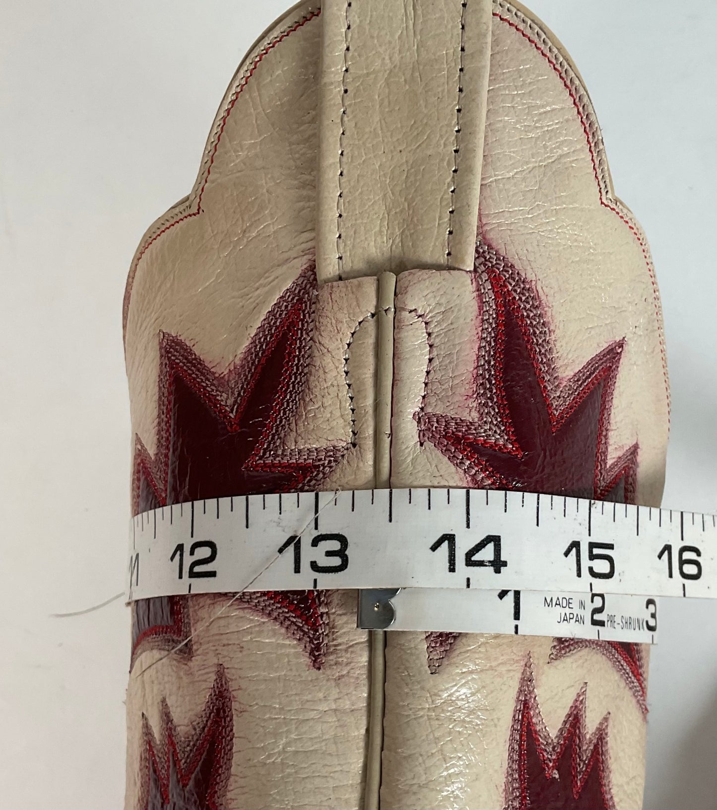 Vintage Laramie Handmade Cowgirl Boots 6.5 C Cranberry Inlay