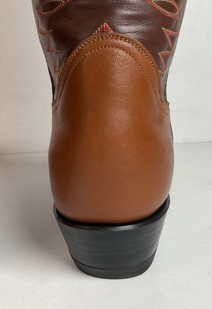 1970s Tony Lama Cowboy Boots 12 D Gold Label USA Made