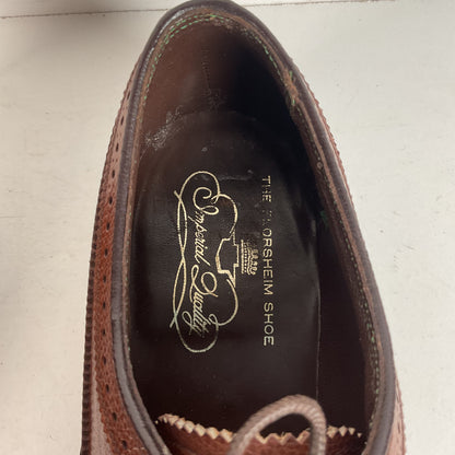 Vintage Florsheim Imperial Longwing Derby Loafers | V-Cleat | 93602 | Narrow | Men’s 9 C