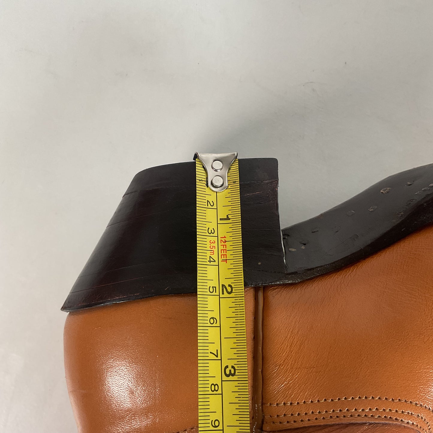 Vintage Nocona 17” Cowgirl Boots 7.5 C USA Made Old White Label