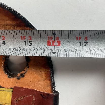 Vintage Double H Tall Buckaroo Cowboy Boots 11 D Old Label USA Made