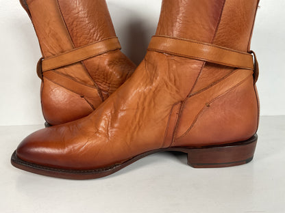 Lucchese Jodhpur Riding Boots | Burnished Calf | USA Made | GY | Men’s 10 D