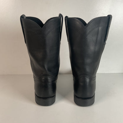 Frye Pull On Motorcycle Boots Men’s 8.5 M | Women’s 9.5 USA Made Soft Toe Roper