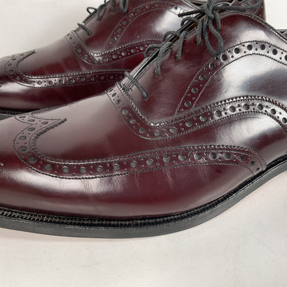 Vintage Johnston Murphy Oxford Shoes | Burgundy Calf | USA Made | Men’s 12 D