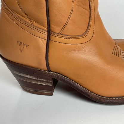 Vintage Frye Billy Cowboy Boots | USA Made | Butterscotch | Men’s 9.5 D