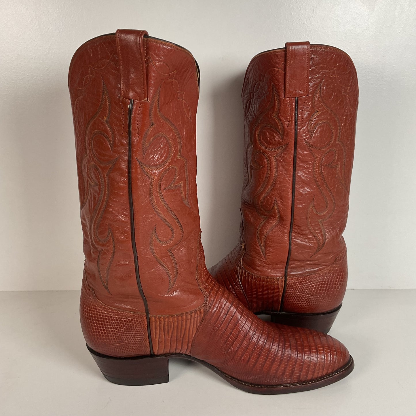 Guy Garrett Custom Cowboy Boots | Teju Lizard | Western Classics | Men’s 10 D