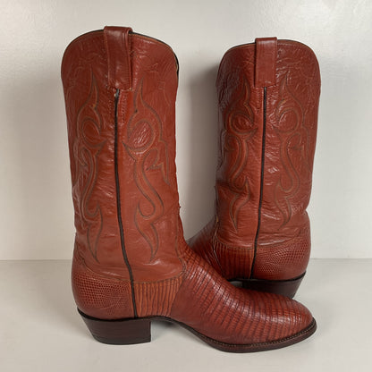Guy Garrett Custom Cowboy Boots | Teju Lizard | Western Classics | Men’s 10 D