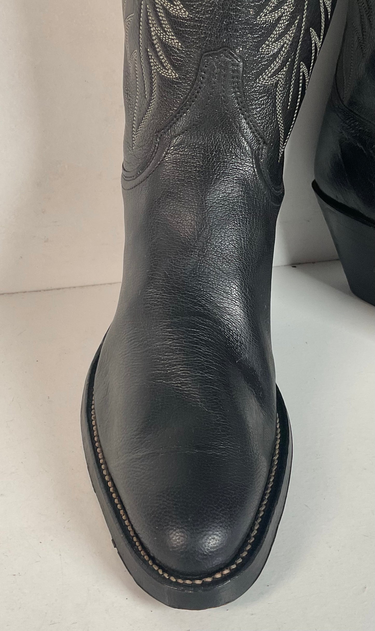 Vintage Justin Pig Skin Cowboy Boots | Wild Boar | USA Made | Men’s 7 D