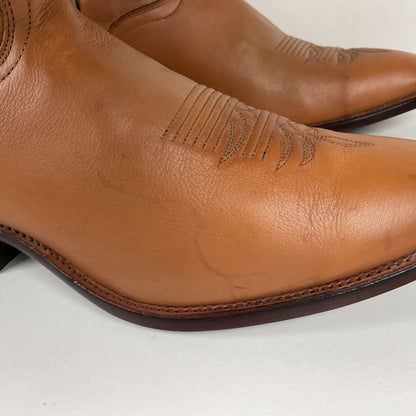 Vintage J. Chisholm Buckskin Cowboy Boots | USA Made | Men’s 13 D