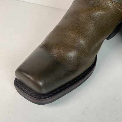 Women’s Frye 12 R Harness Boots 11 M Olive Brown Retired