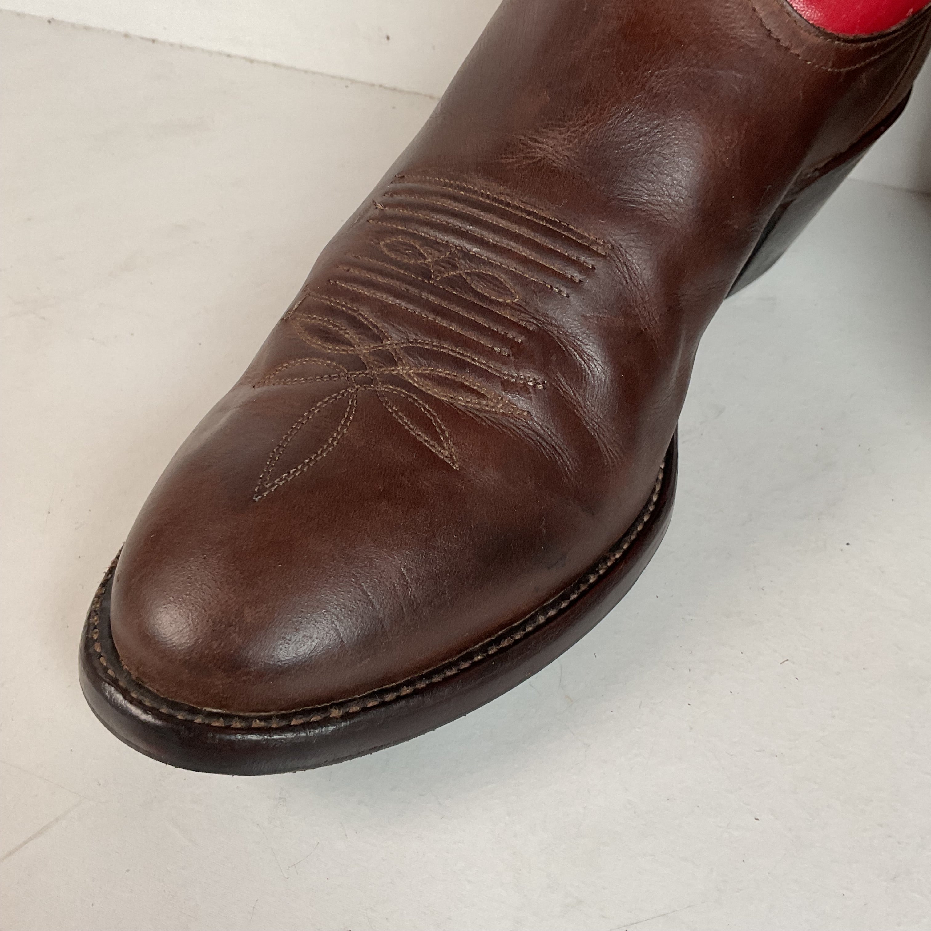 Vintage Tony Lama Buckaroo Cowboy Boots 11 D Punchy USA – Lake's