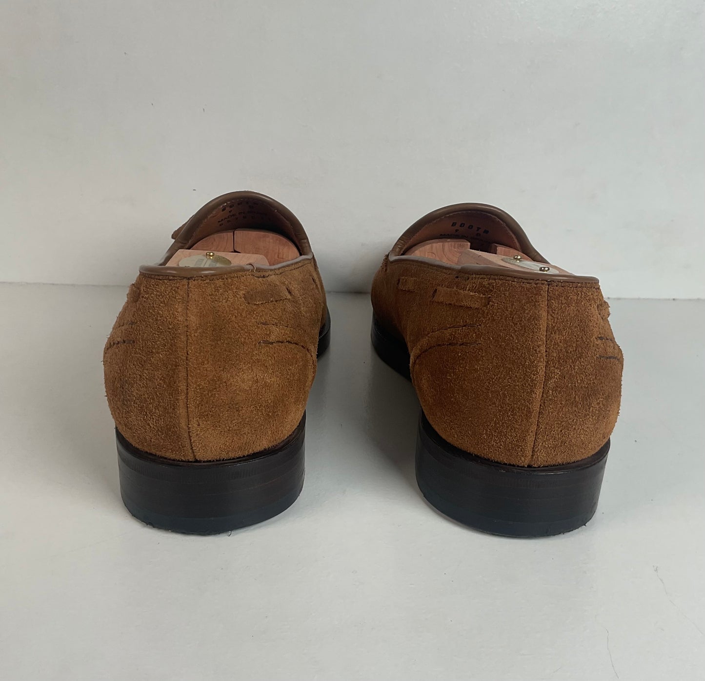 Polo Ralph Lauren Suede Tassel Loafers Men’s 9 D Goodyear Welted