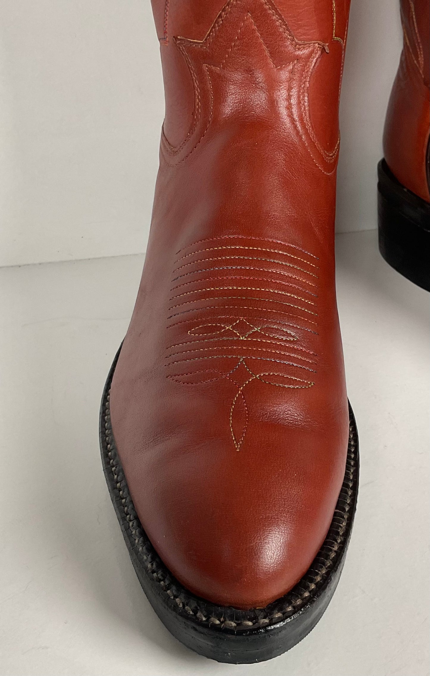 Vintage Tony Lama Retan Cowboy Boots | Gold Label | USA Made | Men’s 9 EE