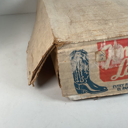 Vintage Tony Lama Cowboy Boot Boxes Empty Lot Of (2)