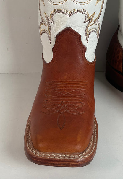 Larry Mahan Cowgirl Roper Boots 7 B Punchy Sunset Renegade
